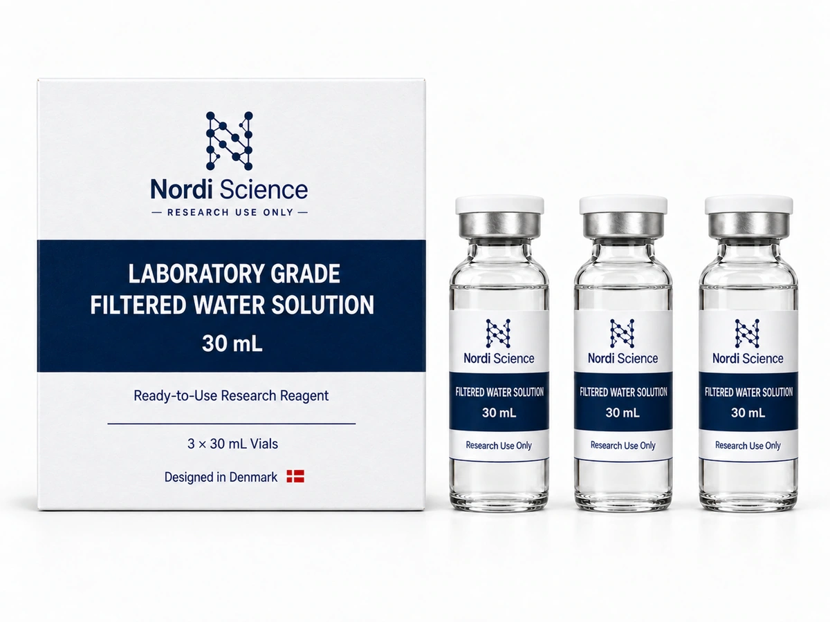 Nordi Science Premium Research Water, 30mL Bottles, Pack of 3, Research Use Only