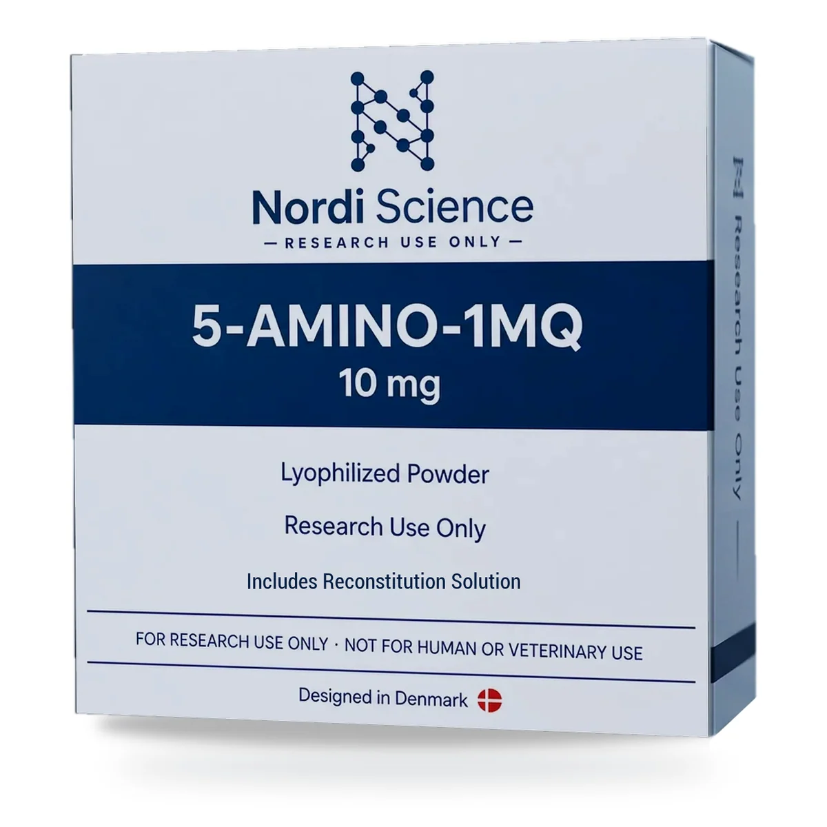 5-AMINO-1MQ retail box, perspective view